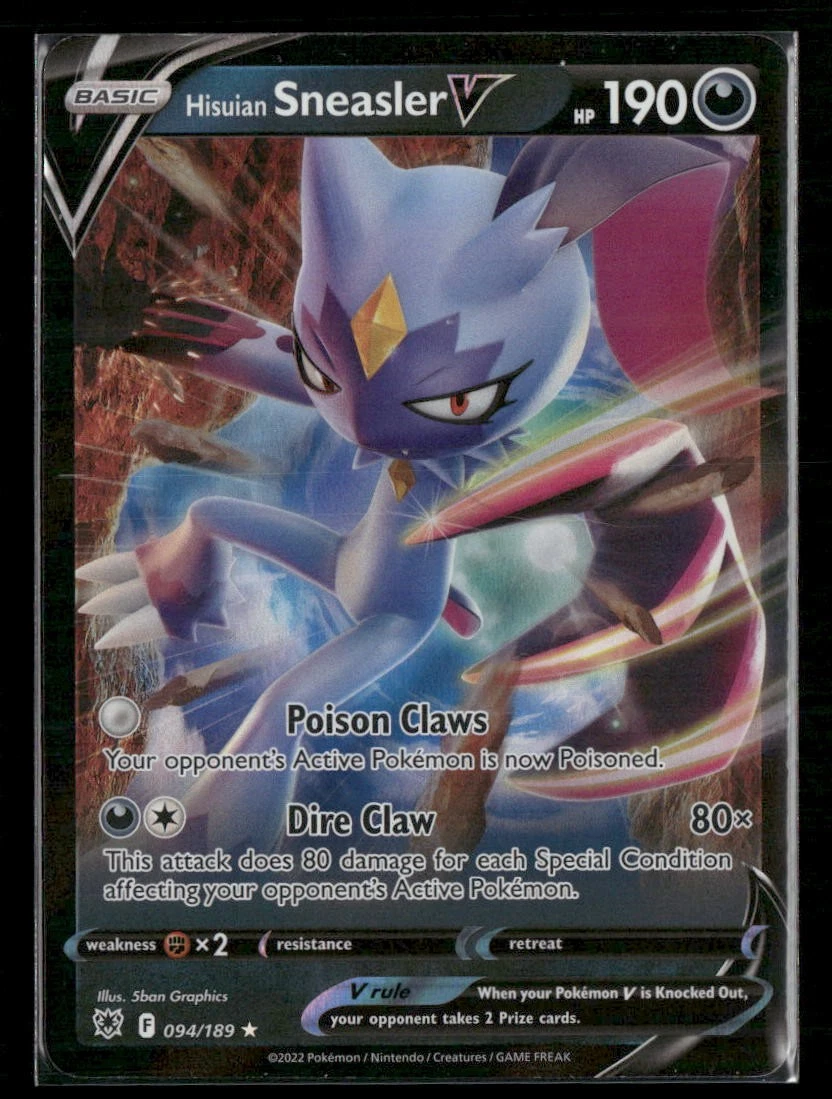 Hisuian Sneasler V Pokémon TCG Cards for sale | eBay