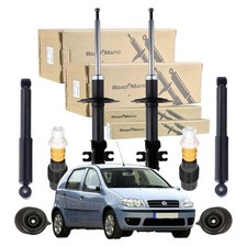Kit 4 Ammortizzatori Monroe Roadmatic Fiat Punto + Supporti Tamponi - Nuovi