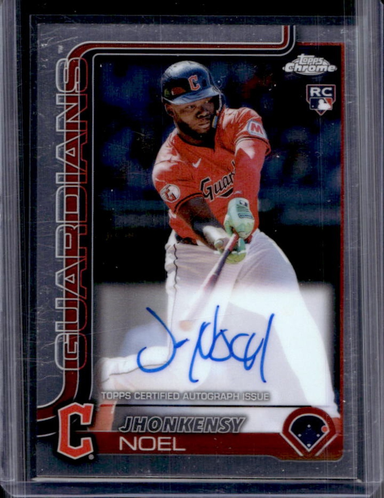2025 Topps Chrome Jhonkensy Noel Auto RC #RA-JN Guardians Rookie