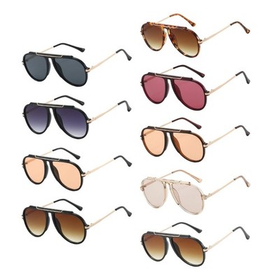 Wide View Pilot Sunglasses SunRays Shield Glasses for Cycling Camping Adventure