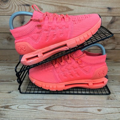 Under Armour Turnschuhe Damen Größe UK 4 HOVR Phantom Rot Pink Laufschuhe UA