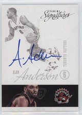2012-13 Panini Signatures Alan Anderson #74 Auto 2z8