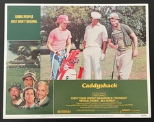 CADDYSHACK 1980 MOVIE MINT LOBBY CARD 11X14 PHOTO #8 CHEVY CHASE BILL MURRAY