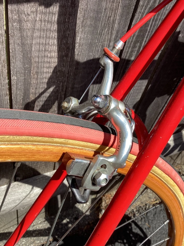 GRANDIS SLX CAMPAGNOLO SUPER RECORD HUBS WOOD RIMS 53 55 IDEALE (COLNAGO) — 第 3/4 张图片