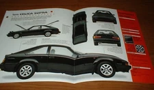 1984 Toyota Celica Supra Original Imp Brochure Specs Info 84 82 83 85 86