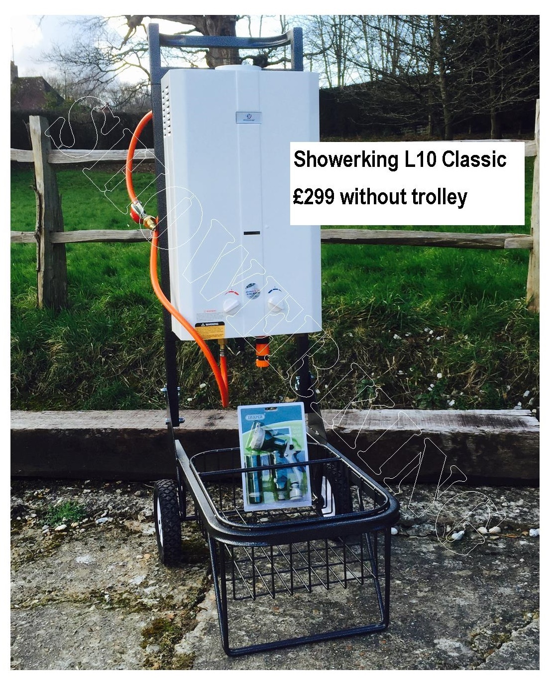 Portable Horse Shower L10 from Showerking; Hot Water for Horses eBay