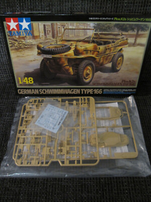 German Schwimmwagen Type 166 von Tamiya im Maßstab 1:48 *NEU*