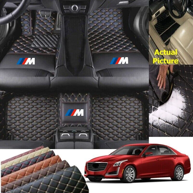 Custom For BMW All Models Car Floor Mats Custom Liner Carpets Rugs All Weather Foto 3 de 4