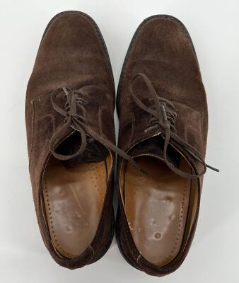 Lotus Of England C-169 Brown Suede Lace Up Oxford Shoes Mens  display picture 3