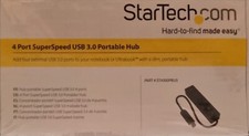 StarTech Hub USB 3.0 - Dock 4 Ports high-speed data transfer,compact for laptopc