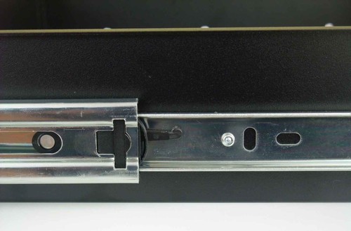 2 HE Aluminium Rack-Schublade Schloss Schnelltrennung Vollauszug Adam Hall NEU - Bild 5 von 9