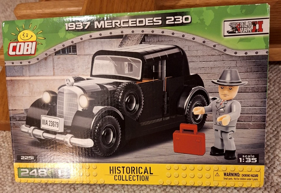 1937 Mercedes 230 COBI Historical Model Collection 1:35 Scale NEW IN BOX # 2251 - Image 2 of 4