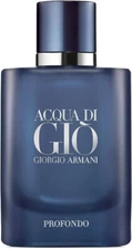 Brand New Giorgio Armani Acqua Di Gio Profondo for Men Eau De Parfum 4.2 Ounces