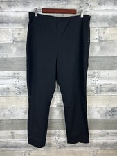 Everlane Women’s Black Side Zipper Pants 16 With Elastic Waist