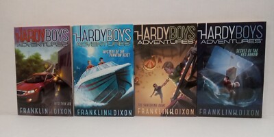 THE HARDY BOYS ADVENTURES LOT OF 4 PB BOOKS NUMBERS 1 2 3 4   1-4
