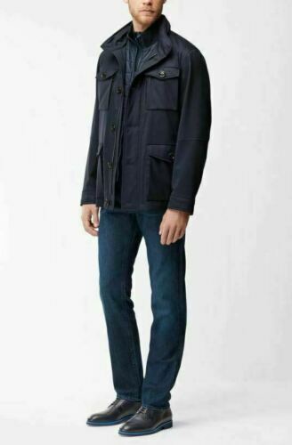 Jeans Droit Bleu Hugo Boss Orange Taille W31 L30 - Coton, Coupe Regular, Occasion Très Bon état