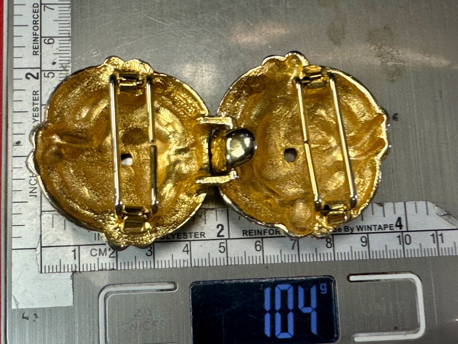 Square Knot Pattern Two Piece Interconnecting Vin… - image 3