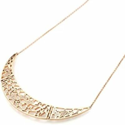 Collier Pendentif Thierry Mugler Plaqué Or Rose - Neuf Avec étiquettes - Réf. T41195PZ - EAN 7630010241495