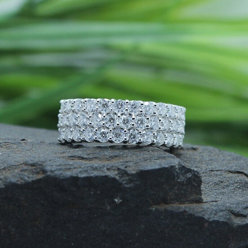 Diamond half band ring deals