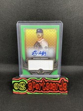 2022 Topps Triple Threads Baseball /50 Brandon Woodruff Patch Auto Emerald