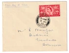 3/6/1953 UK GB FDC  - Queen Elizabeth II Coronation - 2 1/5d - Southwold CDS P/M