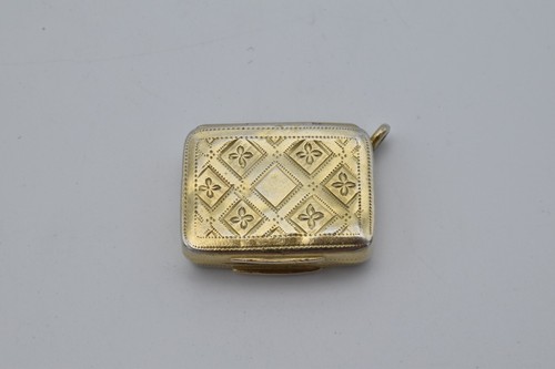 Vinagreta georgiana de plata de ley dorada 1827 - Imagen 7 de 10