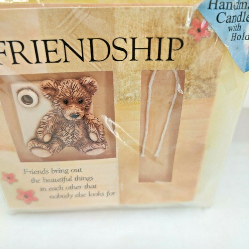 Mini Candlelight Greetings Handmade Candle With Holder - Picture 6 of 12
