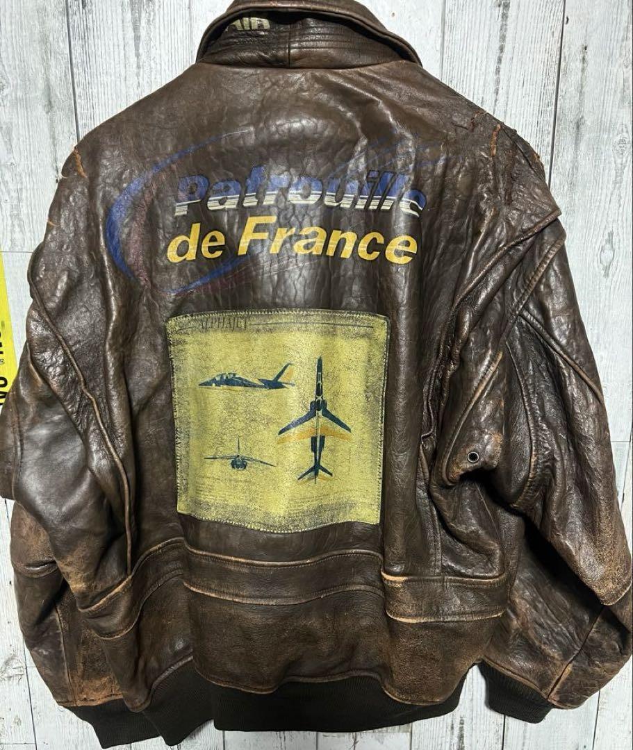 AVIREX Flight Jacket Leather G-1 7823AER Top Gun Men's Genuine