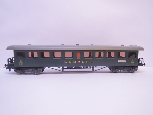 H0: Personenwagen 2.Klasse der SBB – CFF von Pocher (Lot#6702) | Zustand: Gebraucht