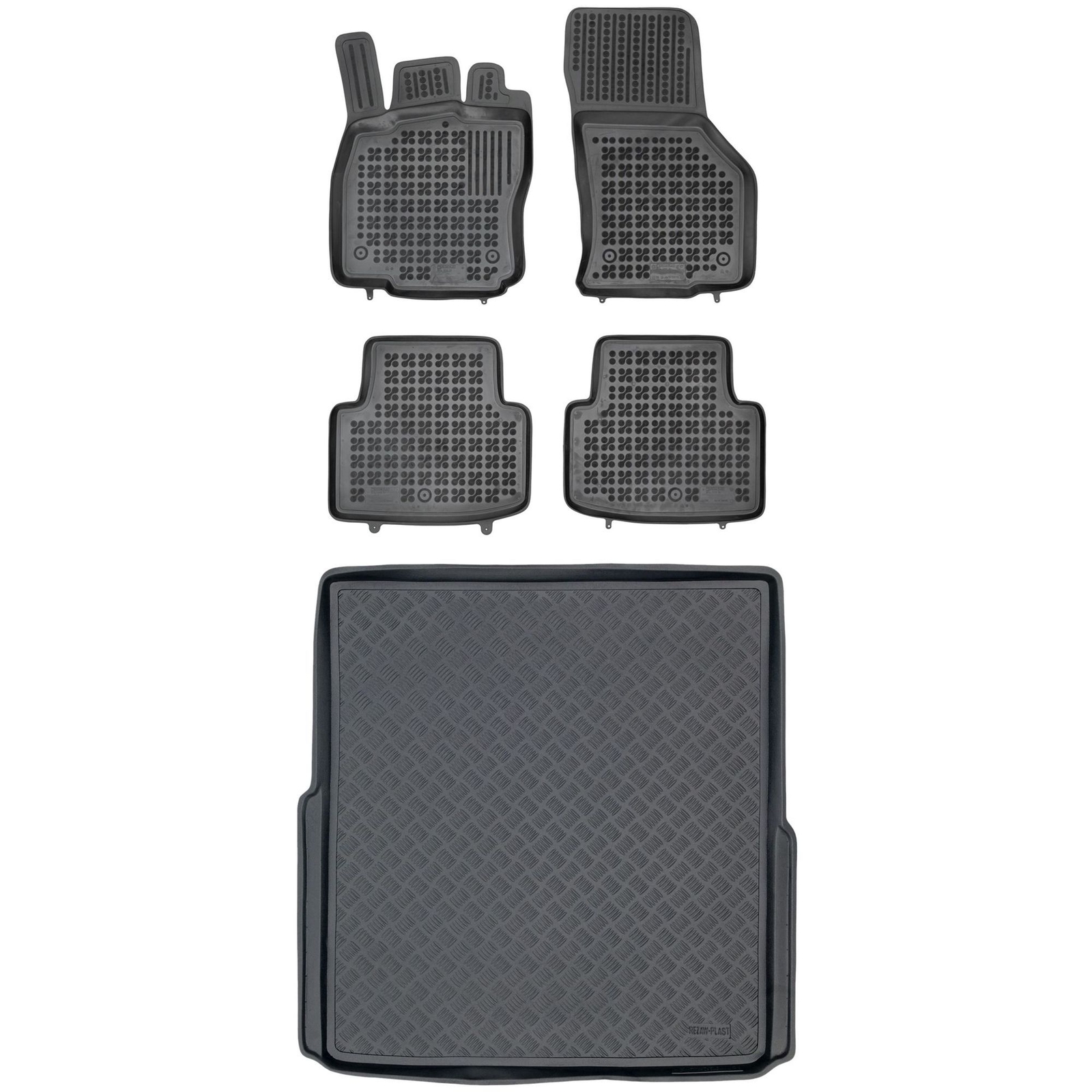 Tapis de coffre PE étanche et tapis de sol anti-boue pour VW PASSAT B8