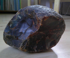 Karneol (Carneol) (roter Achat) Rohstein, ca. 3.150g, ca. 170x 130x 110mm