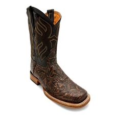 Men's Square Toe Leather  Dress Cowboy Western Boot
