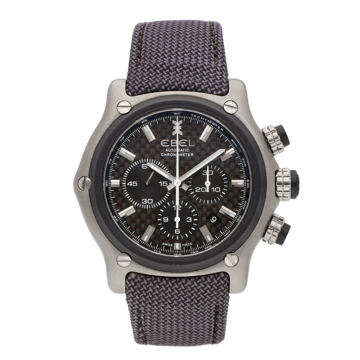 Ebel 1911 BTR Chronograph Grey Dial 44.5mm Automatic Men s Watch