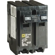 Square D HOM270CP Miniature Circuit Breaker NEW - Black
