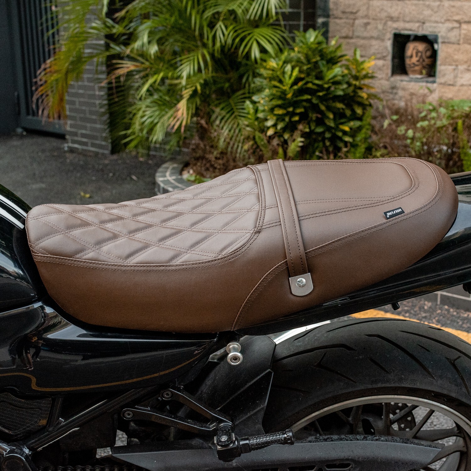 WOLFLINE Moto Complete Dual Seat For Kawasaki Z900 RS 2018-2025 Comfort Brown