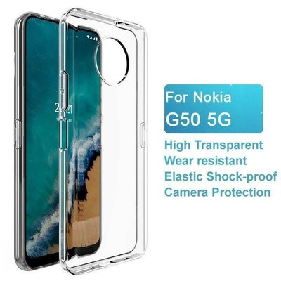 Per NOKIA G50 COVER CUSTODIA TPU TRASPARENTE