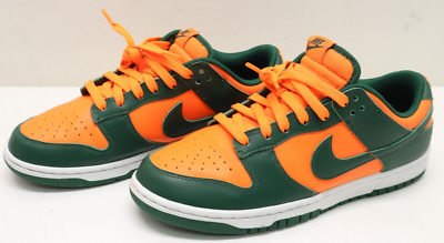 Nike Dunk Low Retro Miami Hurricanes Gorge Green/Orange DD1391-300