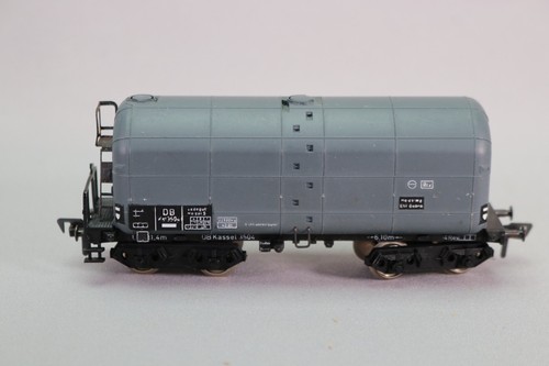 DD317 FLEISCHMANN 1497 train Ho Wagon citerne produit pétrolier DB 3504 gris - Picture 2 of 12