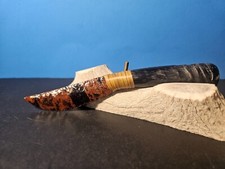 Gorgeous Mahogany & Black Obsidian Knife~Springbok~Buscraft~Talented FOG KNAP