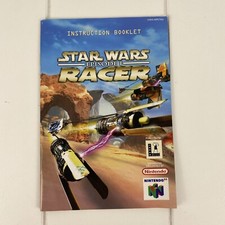 Star Wars Episode 1 Racer Nintendo 64 N64 Instruction Manual Booklet R1