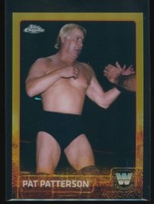 Pat Patterson 2015 Topps Chrome WWE Gold Refractor 38/50 #86