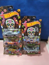 Hot Wheels 2023 Halloween Set Of 5 Ford Camaro Corvette Maverick King Kuda New
