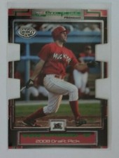 Shane Peterson(Batavia Muckdogs)2008 Tristar Prospects Plus GREEN (only 50 made)
