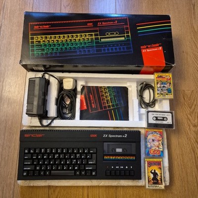 Sinclair ZX Spectrum Plus +2b Refurbished Computer 128K Boxed Vintage getestet