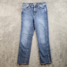 DL1961 Jeans Women's 29 Mara Straight Blue Stretch High Rise Instasculpt Ankle