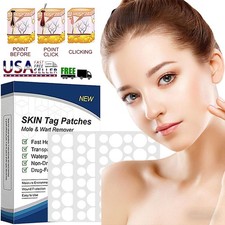 3Pack Skin Tag Remover Patches Quick Effective Mole Wart Removal Pad Sticker New