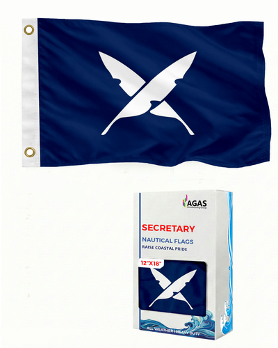 AGAS 12x18in Yacht Club Officers Flag– 200D Nylon - Multi Size Variation - Picture 47 of 128