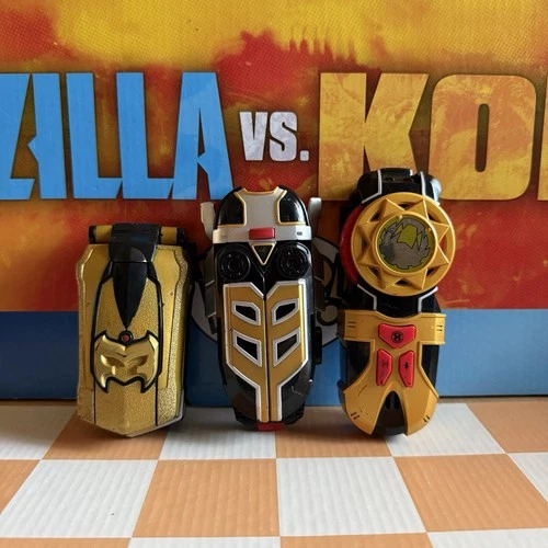 Vintage Bandai Power Rangers Morphers Lot Ninja Storm Mystic Force DX Set Of 3