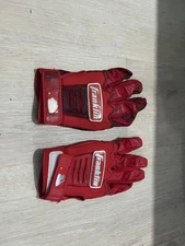 Pro Stock Game Used Portland Sea Dogs Franklin Batting Gloves