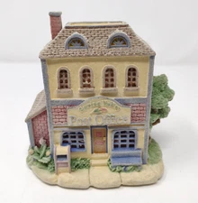 Spring Valley Lighted Post Office Multicolor Train Garden Building 5" X 5 1/4"